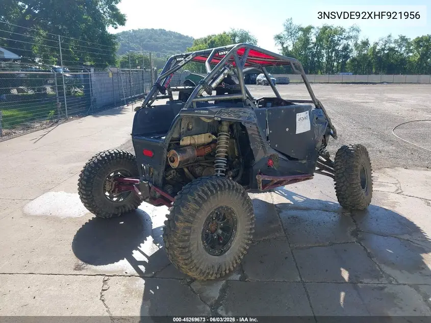 2017 Polaris Rzr Xp Turbo Eps VIN: 3NSVDE92XHF921956 Lot: 45269673