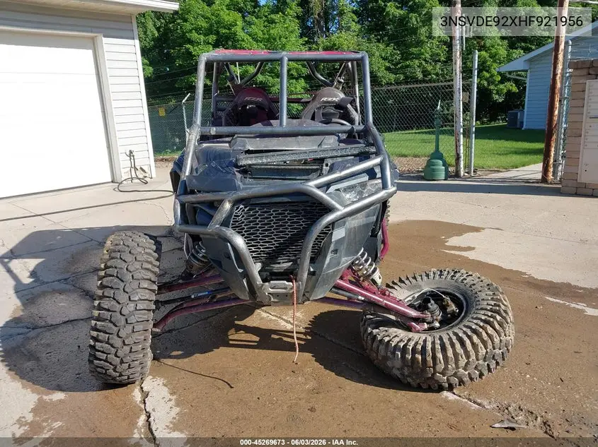 2017 Polaris Rzr Xp Turbo Eps VIN: 3NSVDE92XHF921956 Lot: 45269673