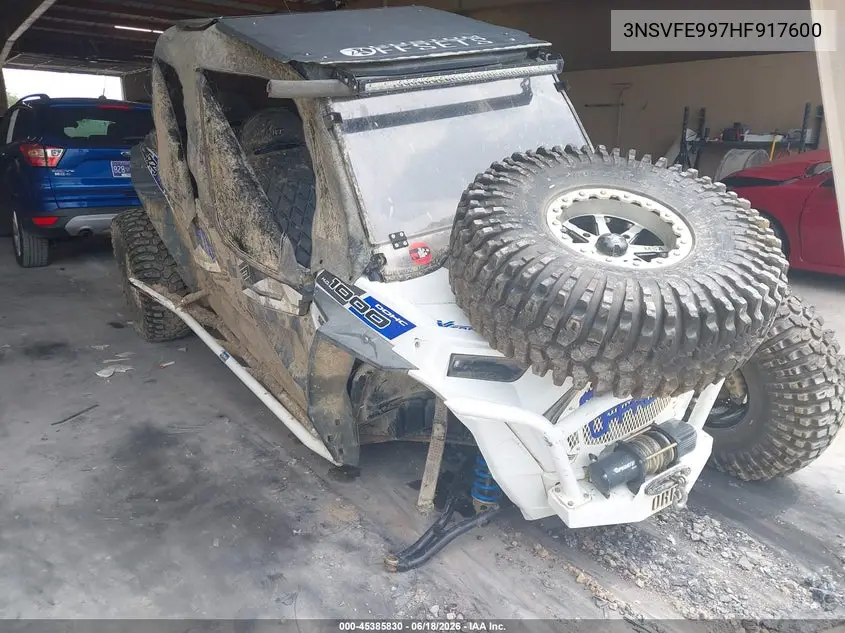 2017 Polaris Rzr Xp 4 1000 Eps VIN: 3NSVFE997HF917600 Lot: 45385830