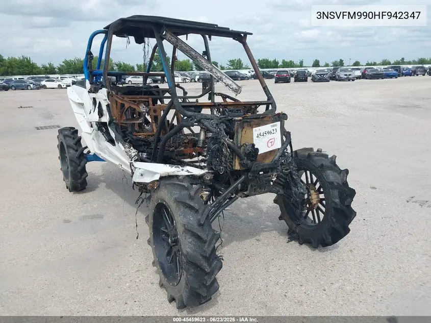 2017 Polaris Rzr Xp 4 1000 Eps Hg Lift Ed VIN: 3NSVFM990HF942347 Lot: 45459623