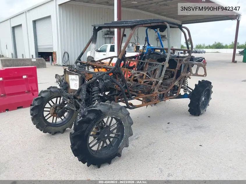 2017 Polaris Rzr Xp 4 1000 Eps Hg Lift Ed VIN: 3NSVFM990HF942347 Lot: 45459623