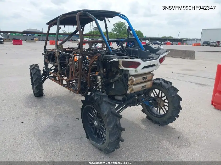 2017 Polaris Rzr Xp 4 1000 Eps Hg Lift Ed VIN: 3NSVFM990HF942347 Lot: 45459623