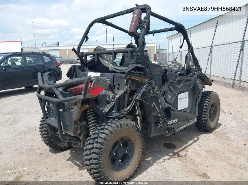 2017 Polaris Rzr 900 Eps VIN: 3NSVAE879HH868421 Lot: 45663664