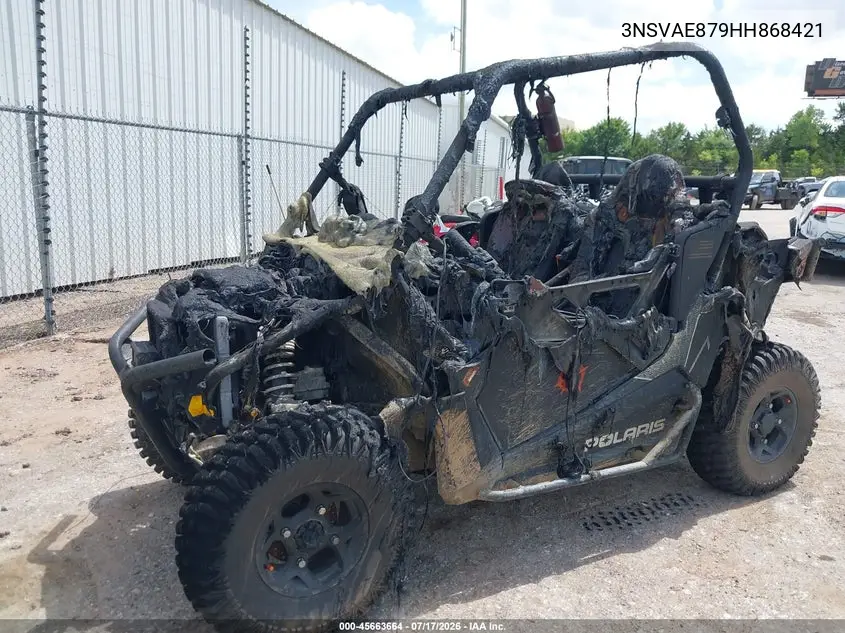2017 Polaris Rzr 900 Eps VIN: 3NSVAE879HH868421 Lot: 45663664