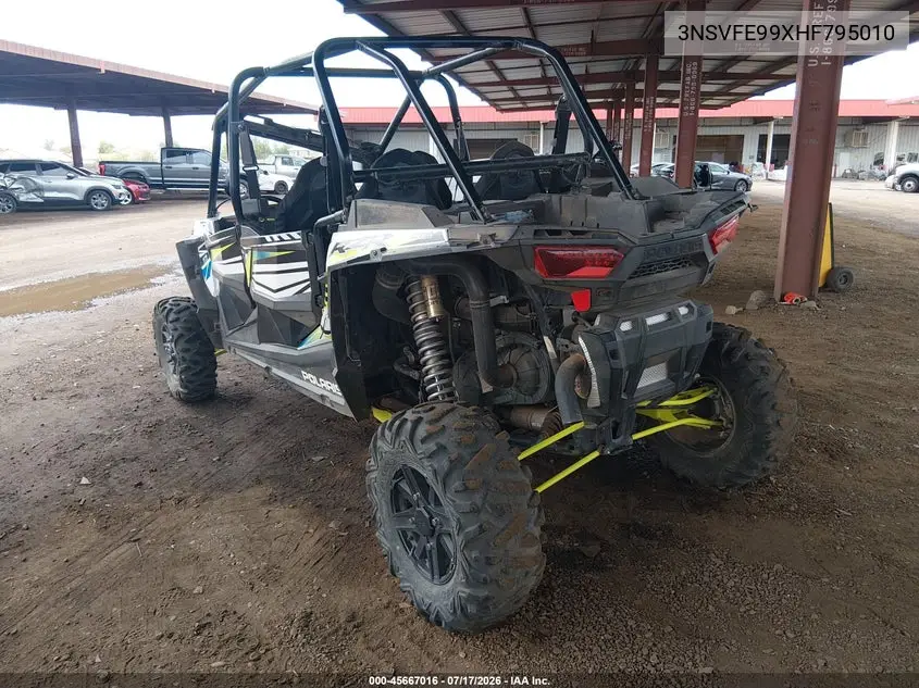 2017 Polaris Rzr Xp 4 1000 Eps VIN: 3NSVFE99XHF795010 Lot: 45667016