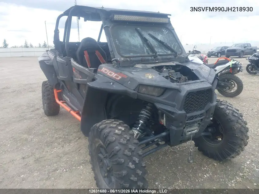 2018 Polaris Rzr Xp 4 1000 Eps Hg Lift Ed VIN: 3NSVFM990JH218930 Lot: 12631680x