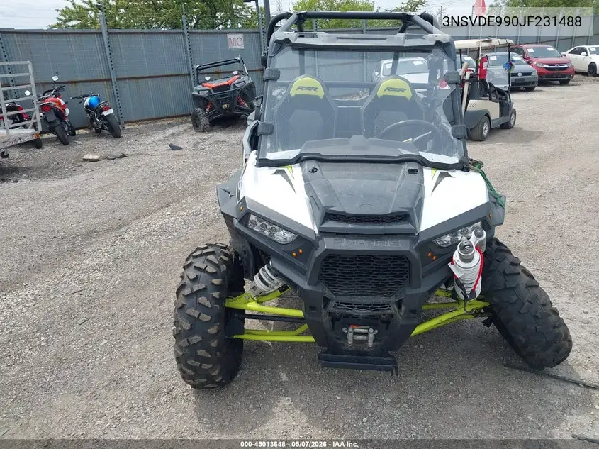 2018 Polaris Rzr Xp 1000 Eps VIN: 3NSVDE990JF231488 Lot: 45013648