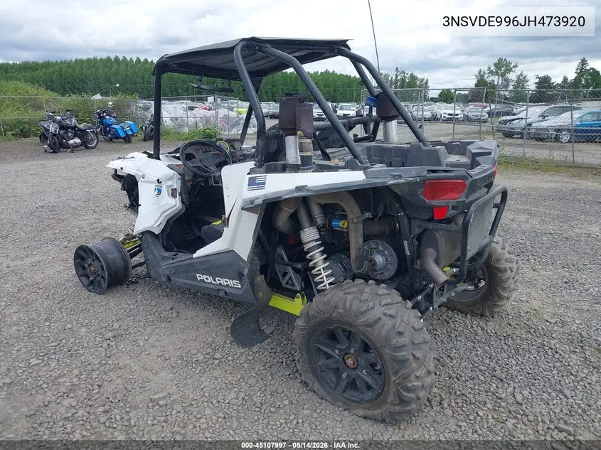 2018 Polaris Rzr Xp 1000 Eps VIN: 3NSVDE996JH473920 Lot: 45107997