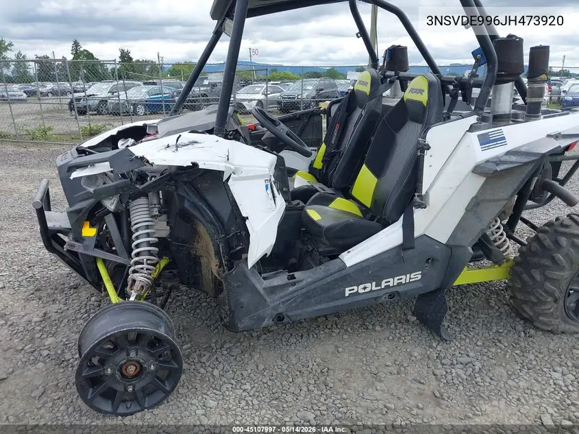 2018 Polaris Rzr Xp 1000 Eps VIN: 3NSVDE996JH473920 Lot: 45107997