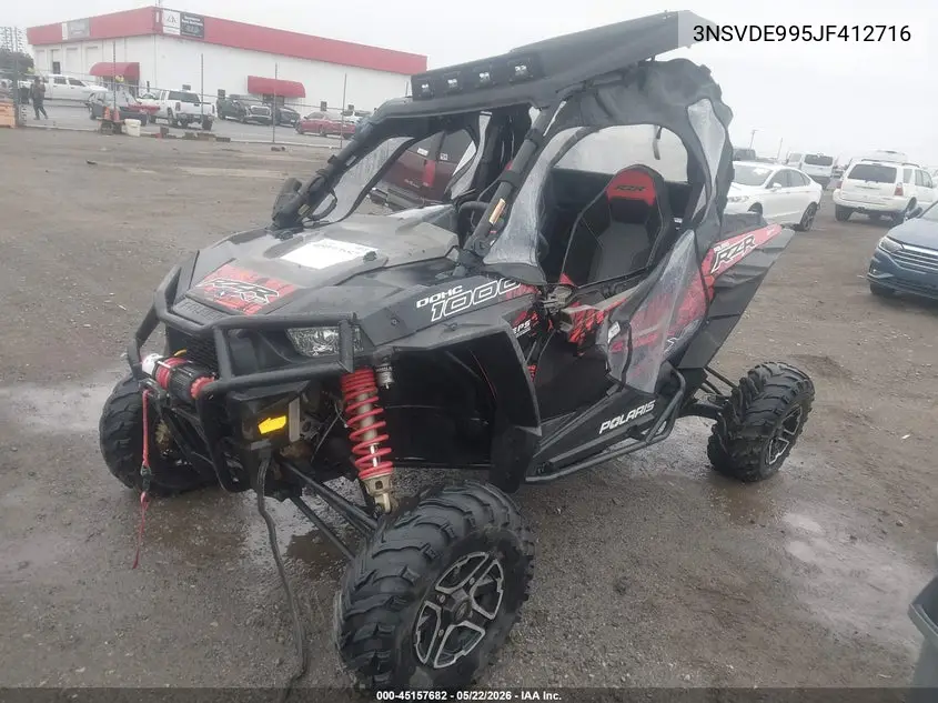 2018 Polaris Rzr Xp 1000 Eps VIN: 3NSVDE995JF412716 Lot: 45157682