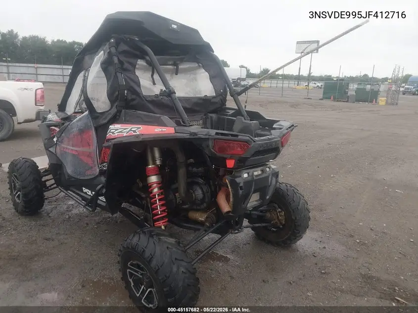 2018 Polaris Rzr Xp 1000 Eps VIN: 3NSVDE995JF412716 Lot: 45157682