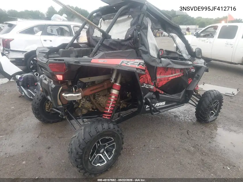 2018 Polaris Rzr Xp 1000 Eps VIN: 3NSVDE995JF412716 Lot: 45157682
