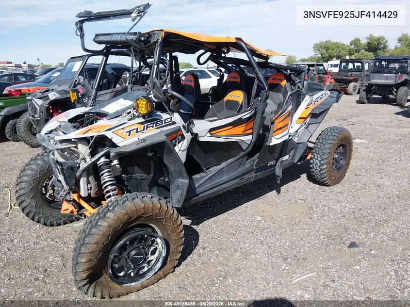 2018 Polaris Rzr Xp 4 Turbo Eps VIN: 3NSVFE925JF414429 Lot: 45159455