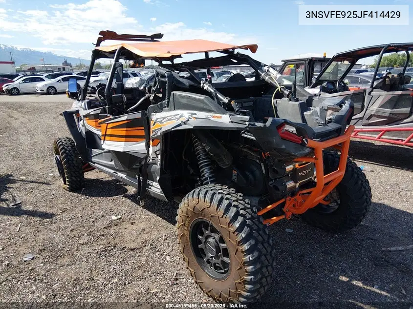 2018 Polaris Rzr Xp 4 Turbo Eps VIN: 3NSVFE925JF414429 Lot: 45159455