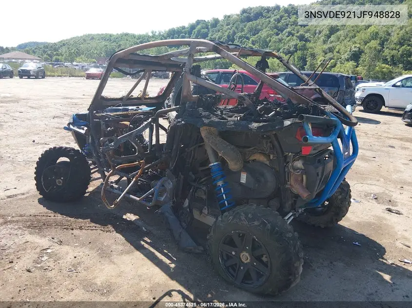 2018 Polaris Rzr Xp Turbo Eps VIN: 3NSVDE921JF948825 Lot: 45374525