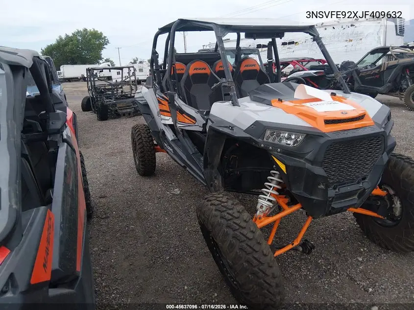 2018 Polaris Rzr Xp 4 Turbo Eps VIN: 3NSVFE92XJF409632 Lot: 45637096