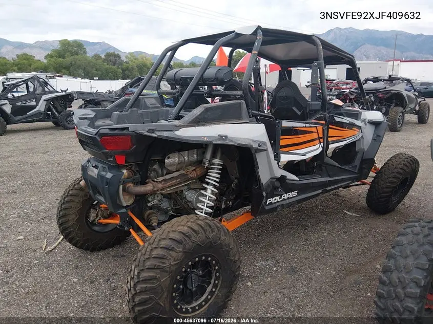 2018 Polaris Rzr Xp 4 Turbo Eps VIN: 3NSVFE92XJF409632 Lot: 45637096
