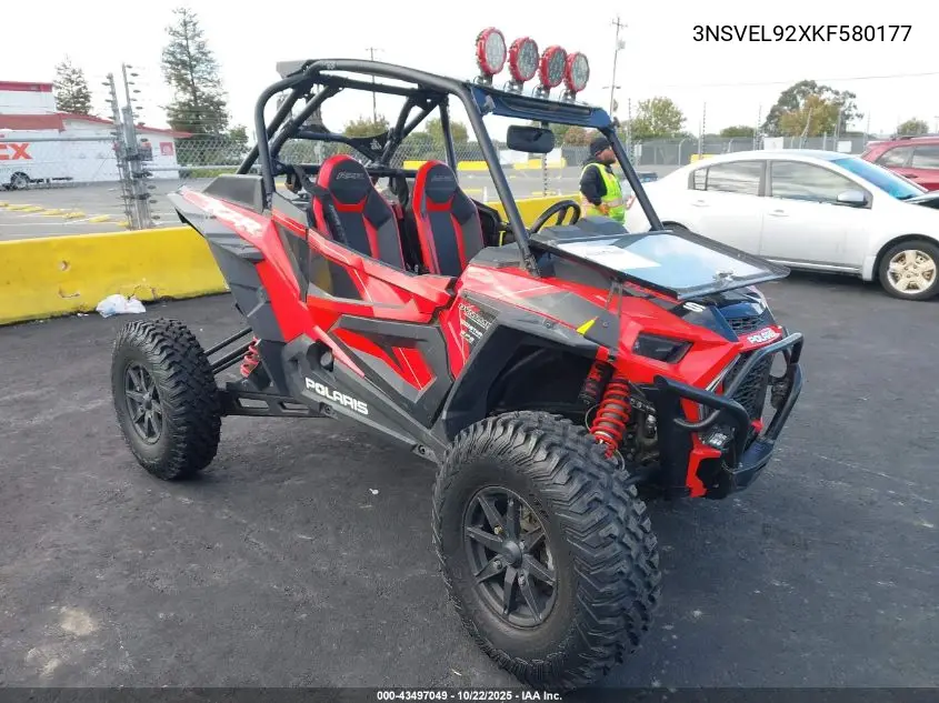2019 Polaris Rzr Xp Turbo S VIN: 3NSVEL92XKF580177 Lot: 43497049