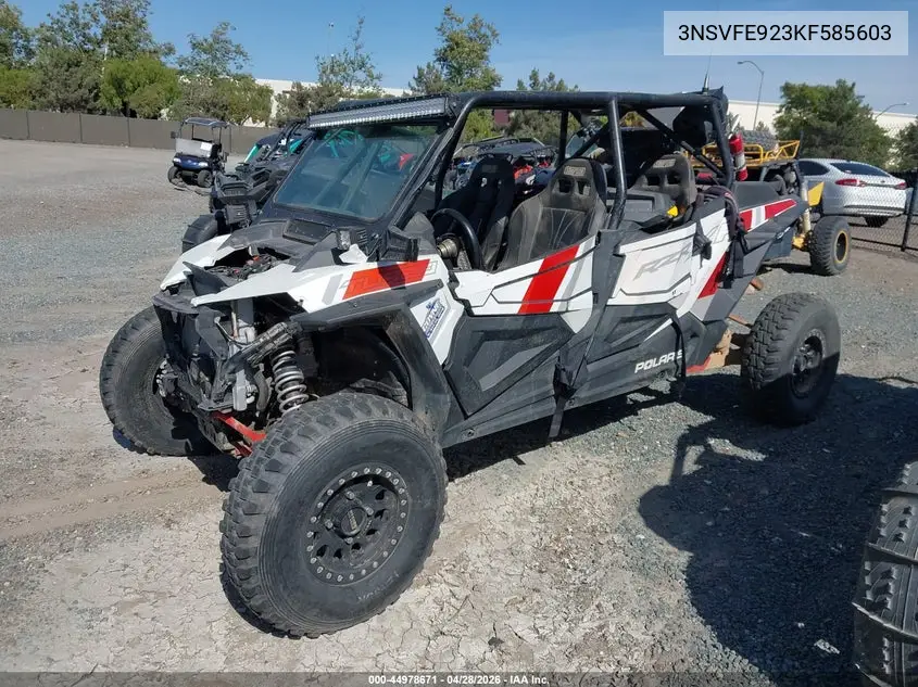 2019 Polaris Rzr Xp 4 Turbo Eps VIN: 3NSVFE923KF585603 Lot: 44978671