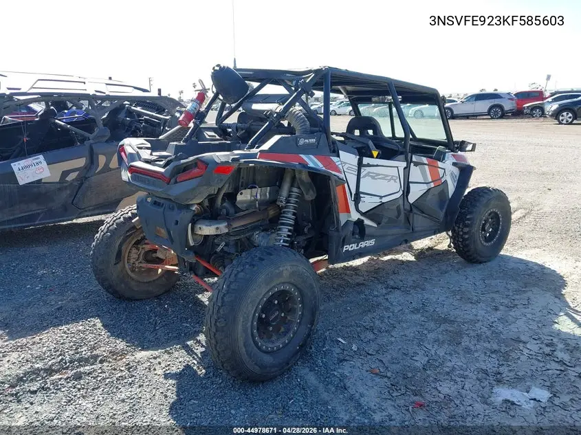 2019 Polaris Rzr Xp 4 Turbo Eps VIN: 3NSVFE923KF585603 Lot: 44978671