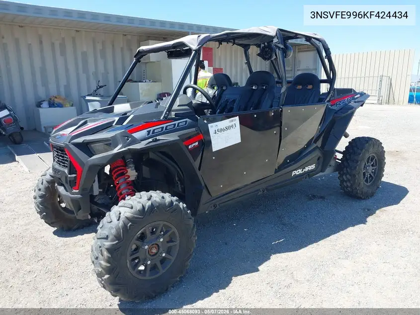 2019 Polaris Rzr Xp 4 1000 Eps VIN: 3NSVFE996KF424434 Lot: 45068093