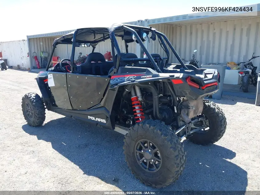 2019 Polaris Rzr Xp 4 1000 Eps VIN: 3NSVFE996KF424434 Lot: 45068093