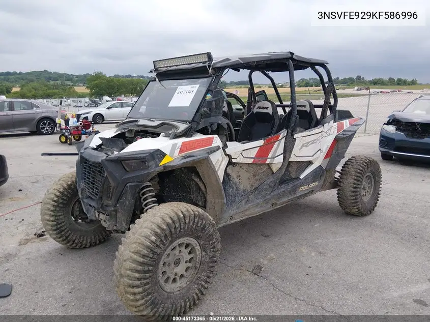 2019 Polaris Rzr Xp 4 Turbo Eps VIN: 3NSVFE929KF586996 Lot: 45173365