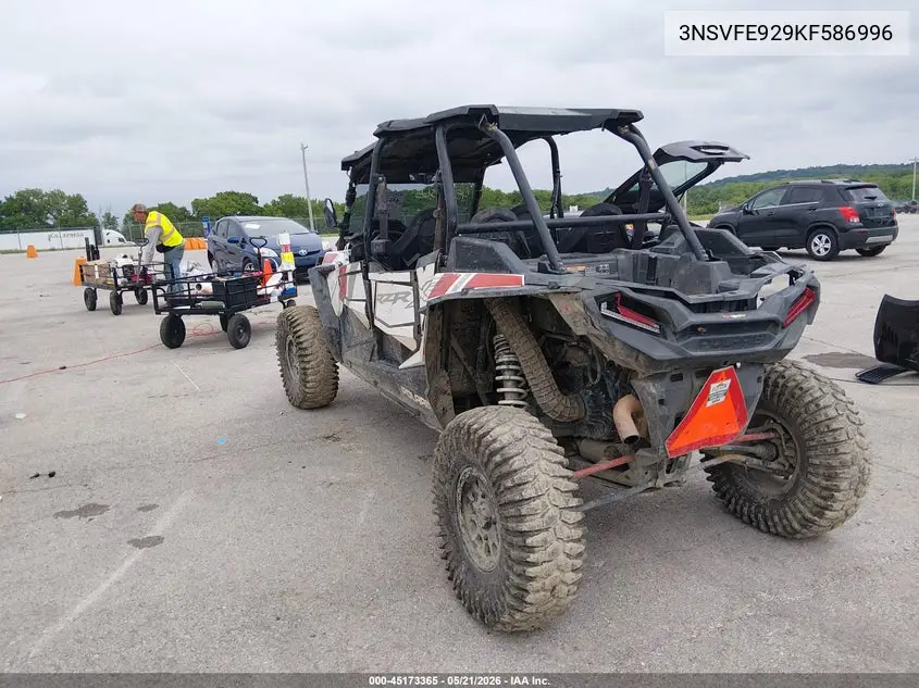 2019 Polaris Rzr Xp 4 Turbo Eps VIN: 3NSVFE929KF586996 Lot: 45173365