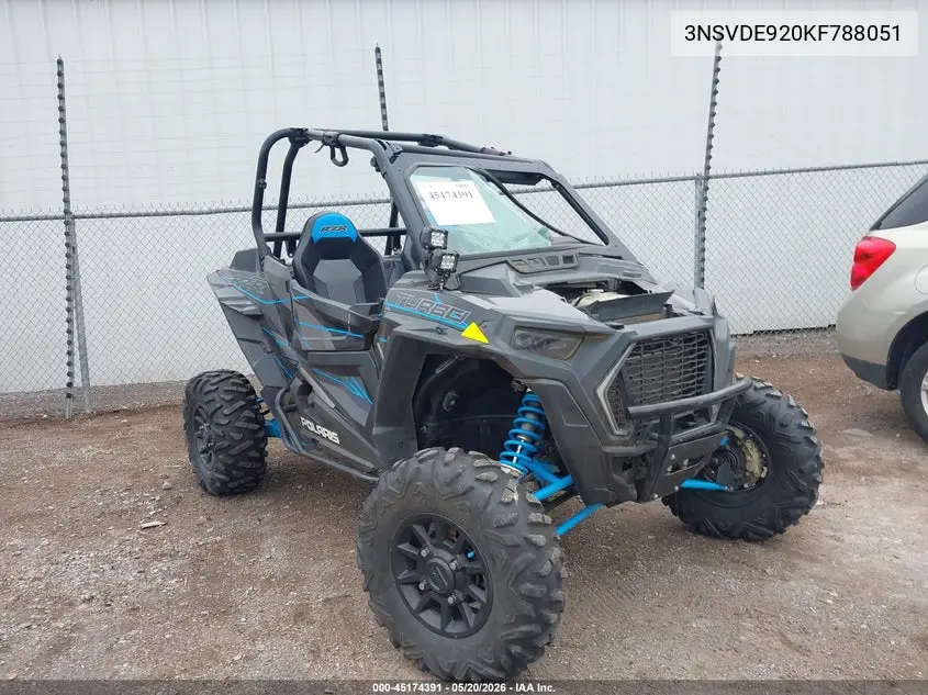 2019 Polaris Rzr Xp Turbo Eps VIN: 3NSVDE920KF788051 Lot: 45174391