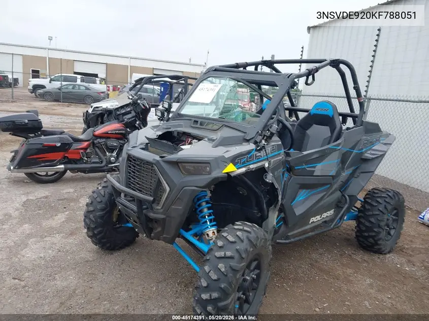 2019 Polaris Rzr Xp Turbo Eps VIN: 3NSVDE920KF788051 Lot: 45174391