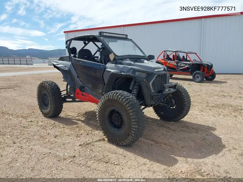 2019 Polaris Rzr Xp Turbo S Velocity VIN: 3NSVEE928KF777571 Lot: 45254614