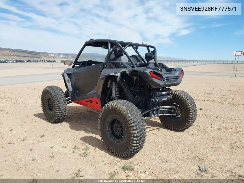 2019 Polaris Rzr Xp Turbo S Velocity VIN: 3NSVEE928KF777571 Lot: 45254614