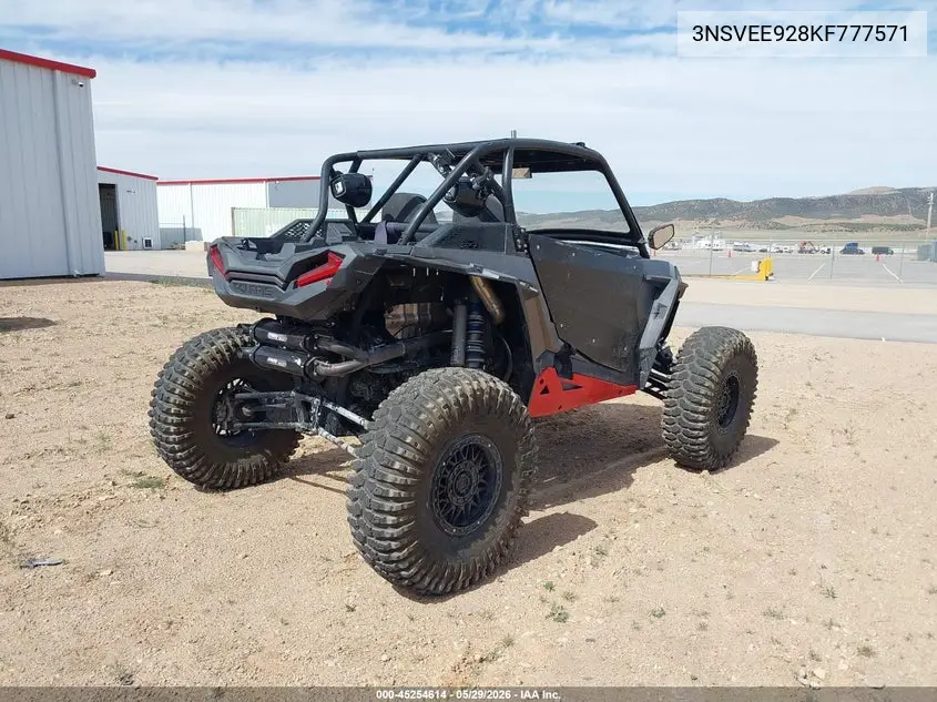2019 Polaris Rzr Xp Turbo S Velocity VIN: 3NSVEE928KF777571 Lot: 45254614