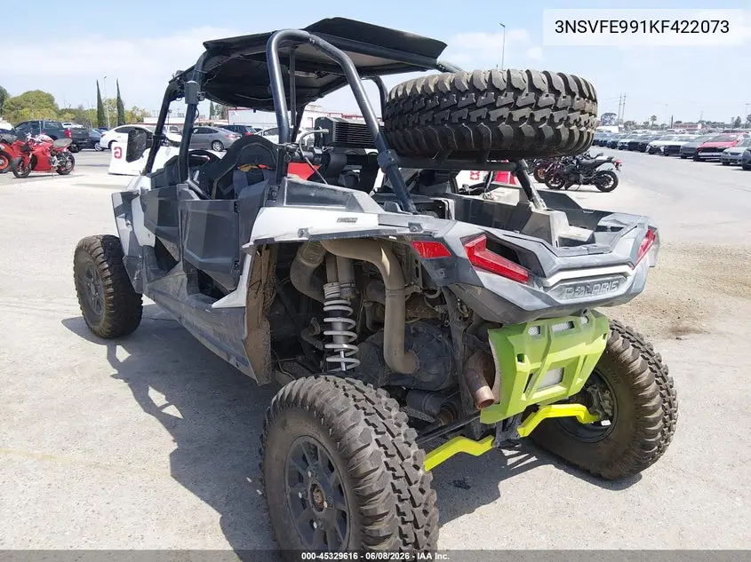 2019 Polaris Rzr Xp 4 1000 Eps VIN: 3NSVFE991KF422073 Lot: 45329616