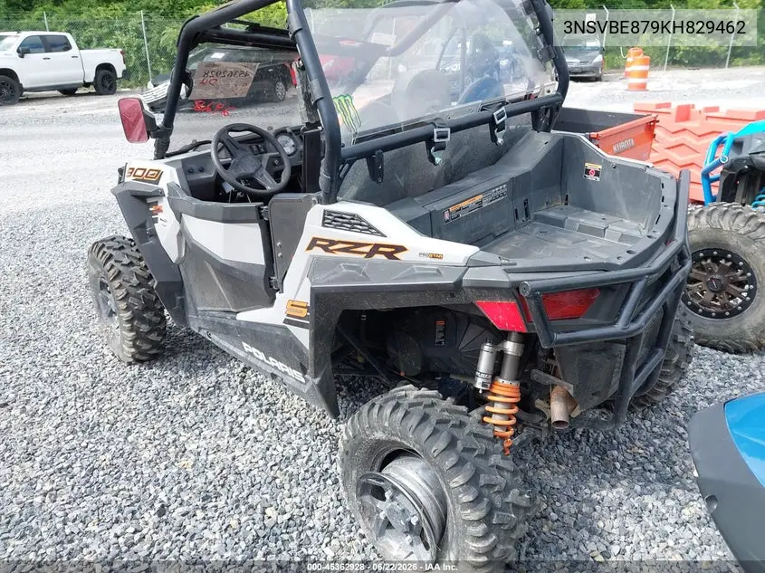 2019 Polaris Rzr S 900 Eps VIN: 3NSVBE879KH829462 Lot: 45362928