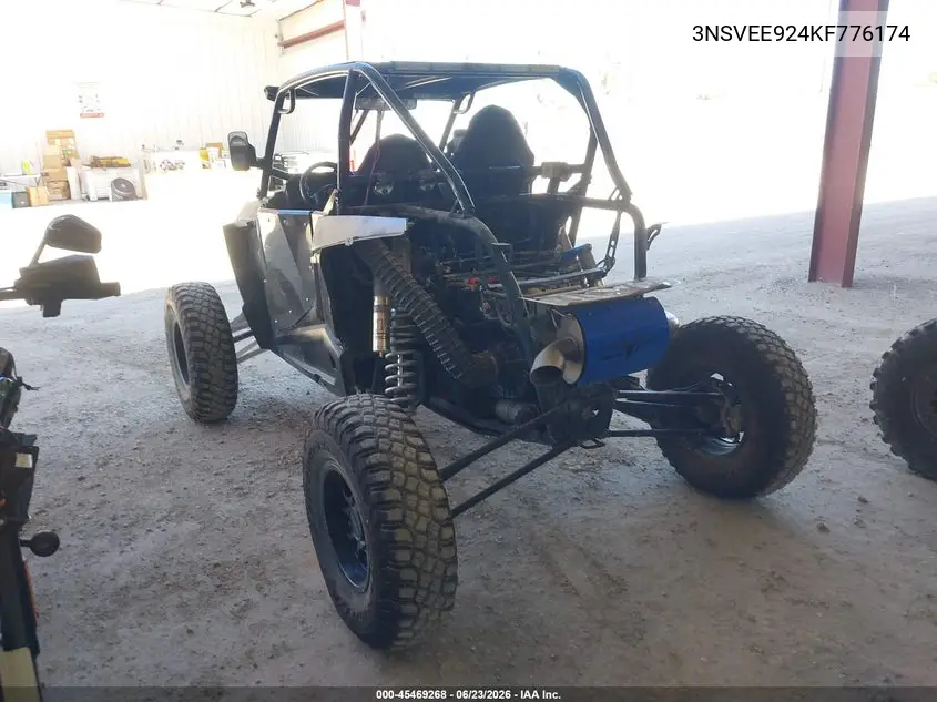 2019 Polaris Rzr Xp Turbo S Velocity VIN: 3NSVEE924KF776174 Lot: 45469268