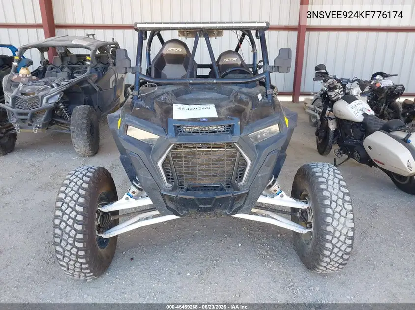 2019 Polaris Rzr Xp Turbo S Velocity VIN: 3NSVEE924KF776174 Lot: 45469268