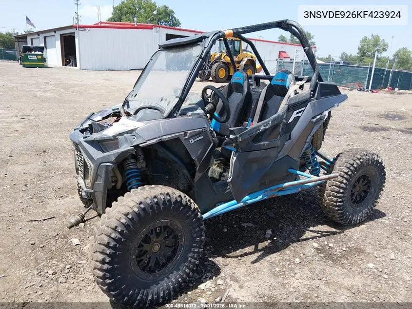 2019 Polaris Rzr Xp Turbo Eps VIN: 3NSVDE926KF423924 Lot: 45514072