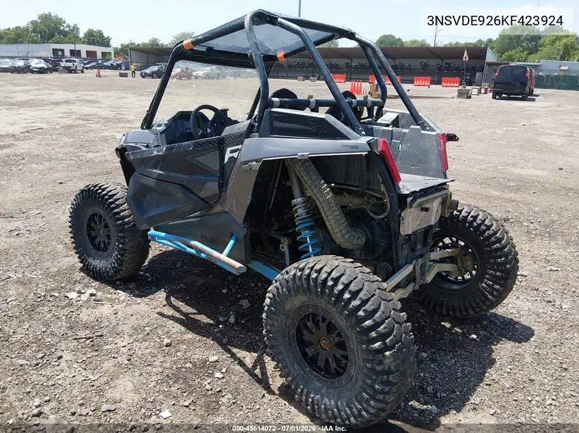 2019 Polaris Rzr Xp Turbo Eps VIN: 3NSVDE926KF423924 Lot: 45514072
