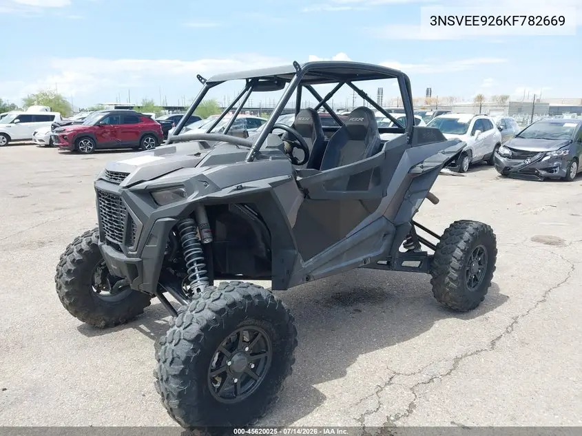 2019 Polaris Rzr Xp Turbo S Velocity VIN: 3NSVEE926KF782669 Lot: 45620025