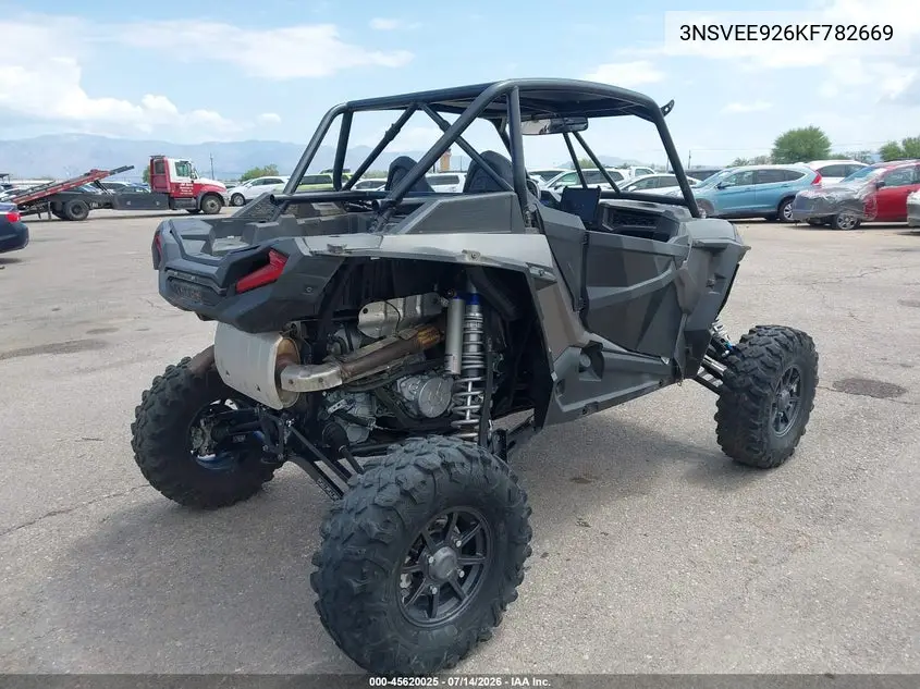 2019 Polaris Rzr Xp Turbo S Velocity VIN: 3NSVEE926KF782669 Lot: 45620025