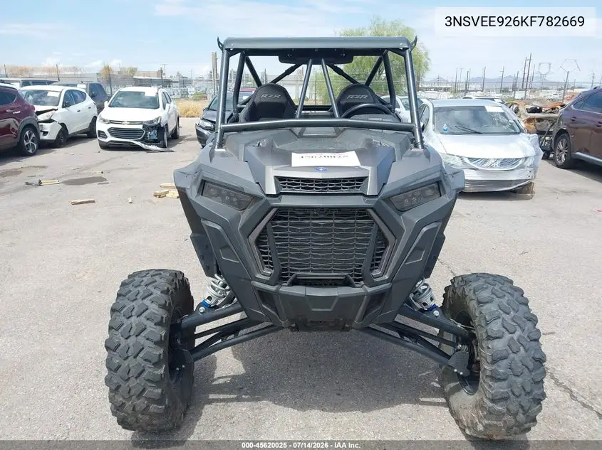 2019 Polaris Rzr Xp Turbo S Velocity VIN: 3NSVEE926KF782669 Lot: 45620025