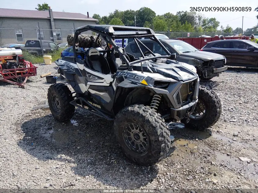 2019 Polaris Rzr Xp 1000 Ride Command VIN: 3NSVDK990KH590859 Lot: 45651076