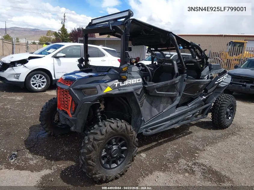 2020 Polaris Rzr Xp 4 Turbo VIN: 3NSN4E925LF799001 Lot: 44935054