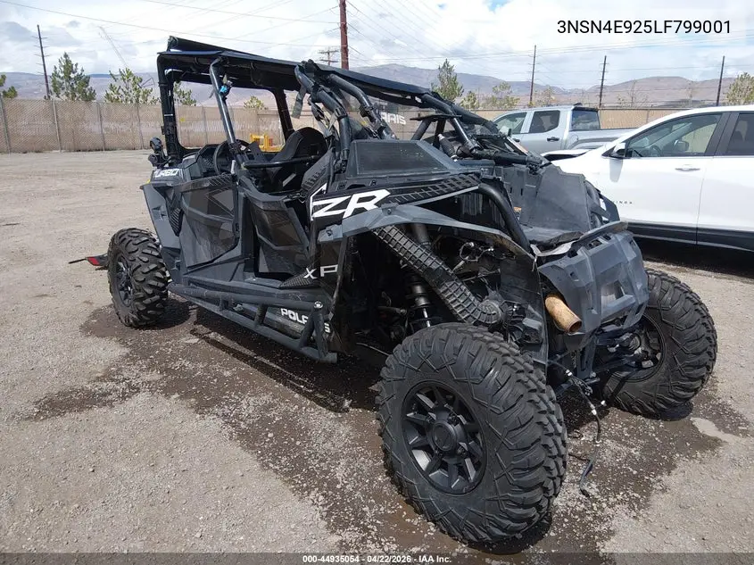 2020 Polaris Rzr Xp 4 Turbo VIN: 3NSN4E925LF799001 Lot: 44935054