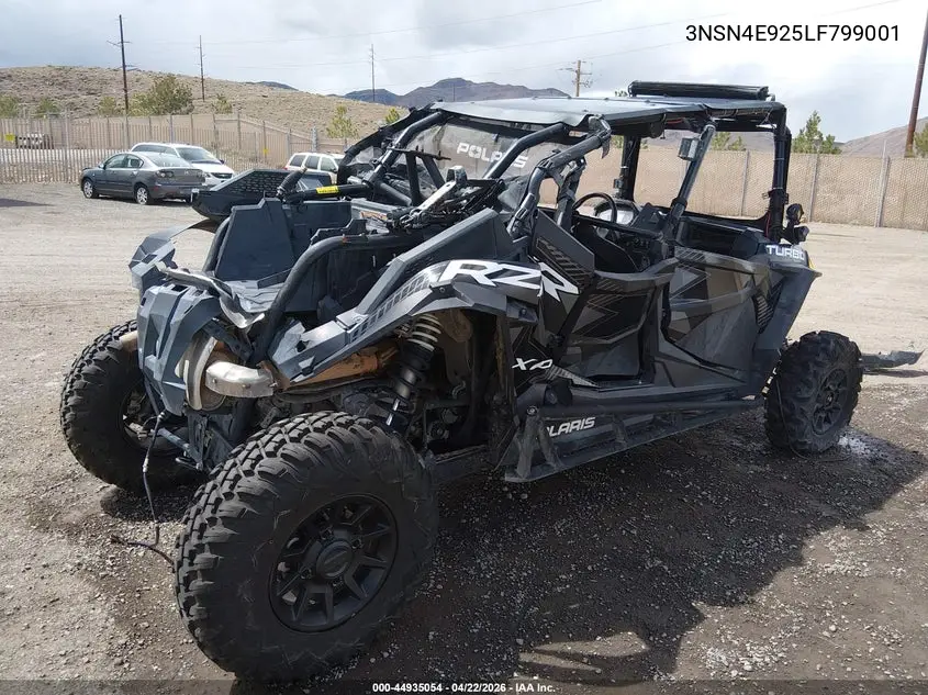 2020 Polaris Rzr Xp 4 Turbo VIN: 3NSN4E925LF799001 Lot: 44935054