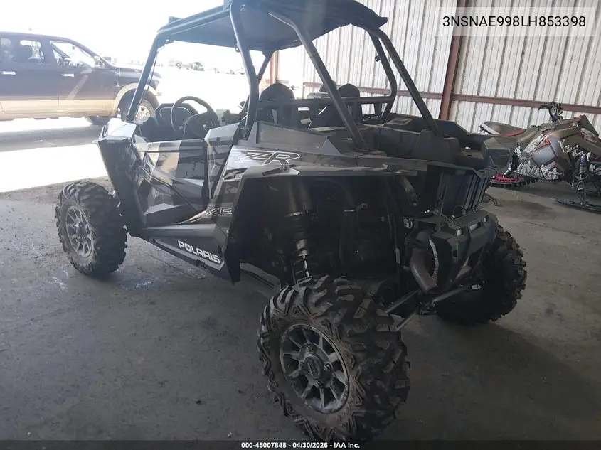 2020 Polaris Rzr Xp 1000 VIN: 3NSNAE998LH853398 Lot: 45007848