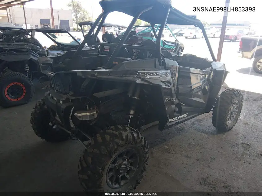 2020 Polaris Rzr Xp 1000 VIN: 3NSNAE998LH853398 Lot: 45007848