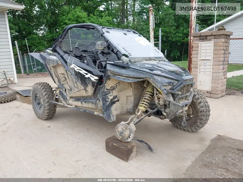 2020 Polaris Rzr Pro Xp Sport VIN: 3NSRAE928LG167498 Lot: 45153795