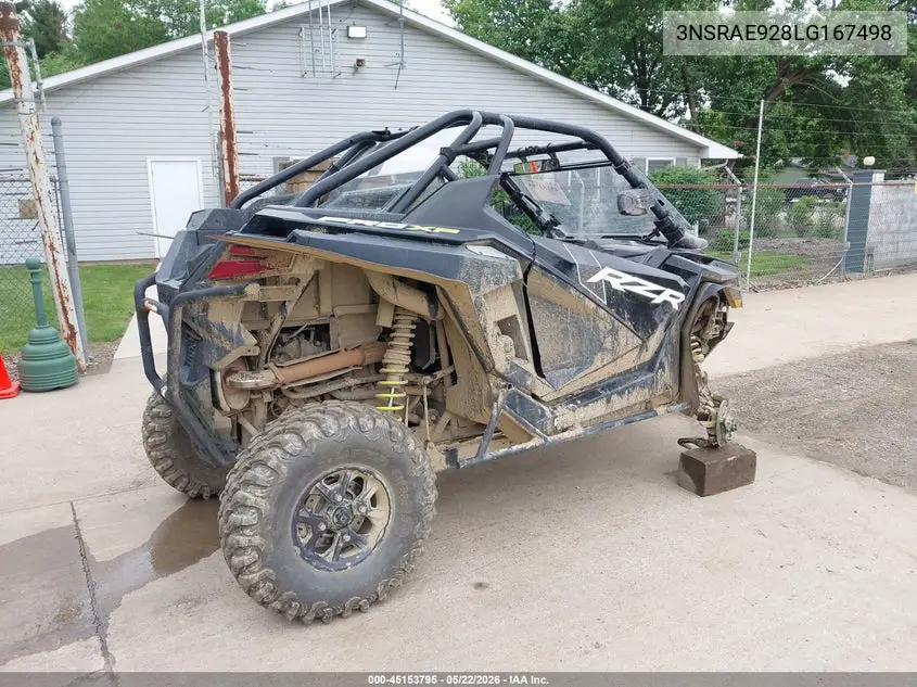2020 Polaris Rzr Pro Xp Sport VIN: 3NSRAE928LG167498 Lot: 45153795